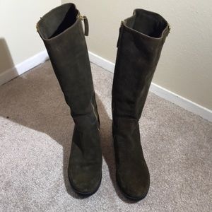 Prada Brown Suede Boots Size 40